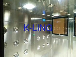 산업 고청정실을 위한 높은 전압 220V 380V 50HZ 에어샤워 터널