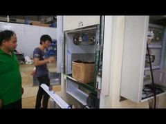 컨베이어 라인이 있는 워크샵 산업용 에어 샤워 패스 박스