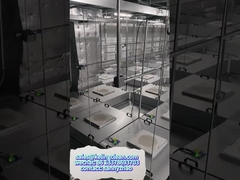 125kg의 무게와 45 dB의 낮은 소음 수준으로 가연화 판 팬 필터 단위