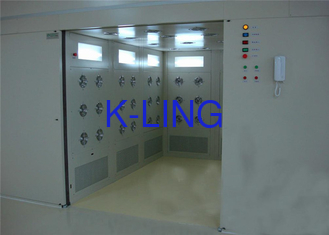 PLC 제어 공기 샤워 터널 200 Pa 압력으로 맞춤형 공기 샤워