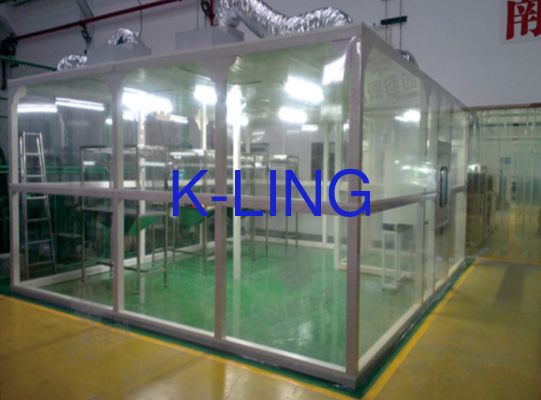 Customized High Efficiency  ISO6 Modular Cleanroom With Laminar Air Flow For Laboratory