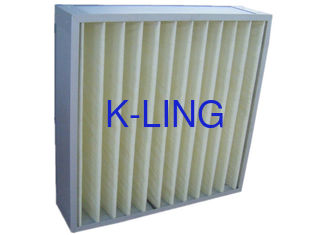 산업적 소형  공기 정화 필터  / 상업적 HVAC 깊이인 주름 공기 정화 필터
