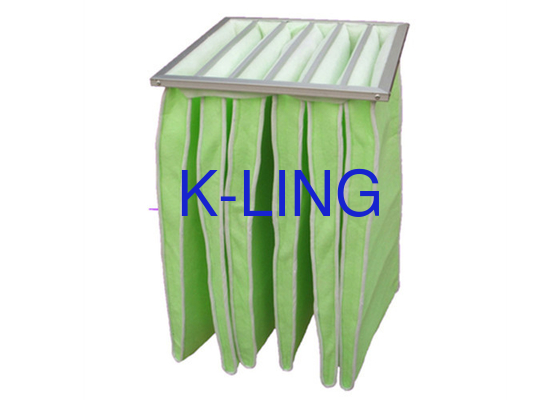 습도에 저항하는 주머니 공기 필터 HVAC 시스템에 대한 가연 철강 알루미늄 합금 프레임