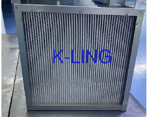 고온 저항 ULPA 공기 필터 및 초미세 유리 섬유 매체 최대 작동 온도 200°C