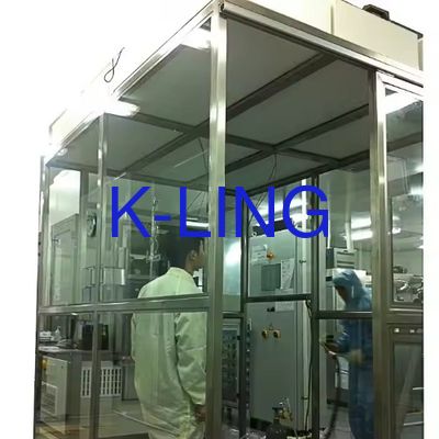 클래스 1000 청정실 설치 효율이 쉬운 부드러운 벽 청정실