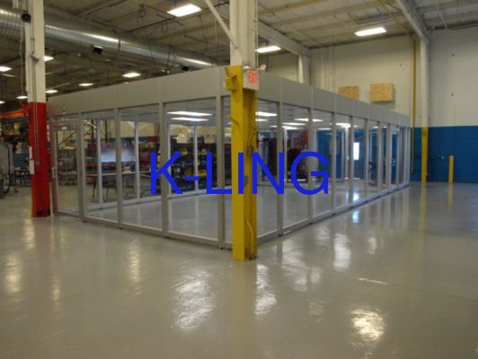 통합 LED 조명 ISO5 ISO6 ISO7 ISO8 정화 순위 및 PVC 바닥 재료