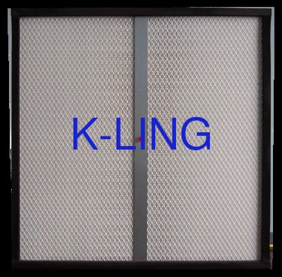 Hot Melt Glue Mini-Pleats Glass Fibre Media HEPA Air Filter for Pharmaceutical Industry