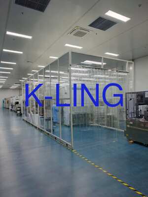 무균 환경에서 빠른 조립을 위한 0.45m/s 풍속 및 SUS304 재질의 모듈형 클린룸