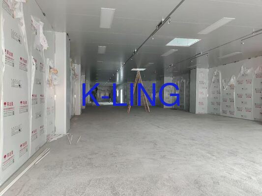 하드월 클린룸 소프트월 클린룸, 유리 마그네슘 암면 샌드위치 패널 50mm 천장 및 벽, 클린룸 솔루션에 이상적