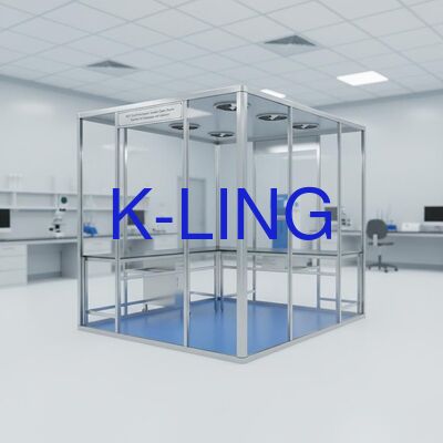 실험실 및 산업에 적합한 ISO7 먼지 없는 하드월 모듈식 클린 부스