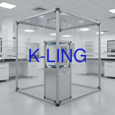 HEPA 필터 및 프리필터가 장착된 클래스 1000/ISO5/ISO6/ISO7 정화 기능을 갖춘 소프트월 클린룸 모듈형 클린룸, 독립형 또는 벽걸이형