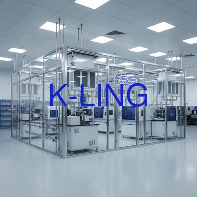 ISO5/ISO6/ISO7/ISO8 등급 정화, HEPA 필터 및 프리필터 공기 여과, 모듈식 설치가 가능한 모듈형 클린룸