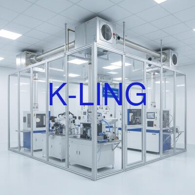 ISO5/ISO6/ISO7/ISO8 등급 정화, HEPA 필터 및 프리필터 공기 여과, 모듈식 설치가 가능한 모듈형 클린룸