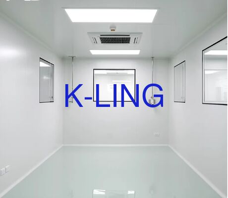 50mm 벽 두께, 정전기 방지 PVC 바닥재, 99.999% 효율 HEPA 필터를 갖춘 모듈형 클린룸으로 최적의 청정 환경 제어