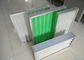 녹색 주름형 패널 공기는 G1 G3 효율 폴리에스테르 매채 필터를 필터링합니다