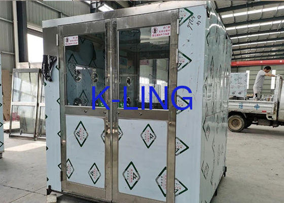 잡음 감소 시스템으로 무균실 에어샤워를 부는 자동차