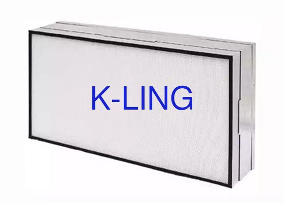 팬 여과기 단위 보충을 위한 분리기 없는 소형 주름 HEPA 공기 정화 장치