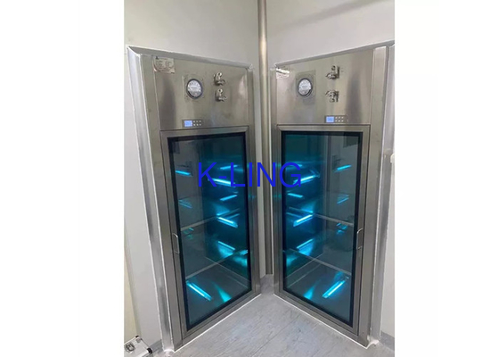 UV 램프 0.3m/s를 가진 안정되어 있는 안전 높은 정밀도 청결한 동적인 통행 상자