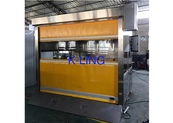 헤파필터와 25m/S 대기 속도 지적 PVC 문 에어 샤워실