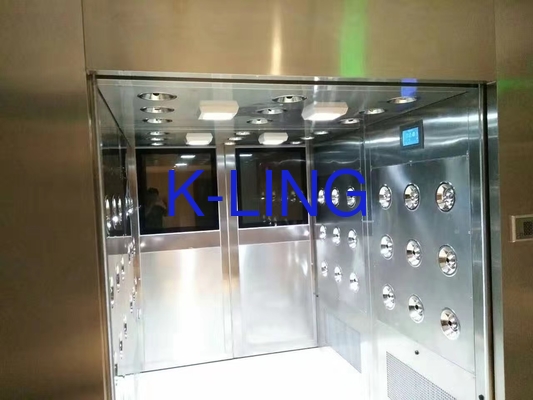 IP54 헤파필터 스테인레스 강 에어샤워 터널 주문 제작된 크기