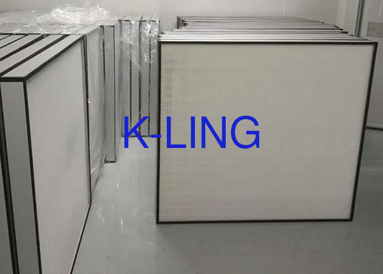 공기 흐름 HEPA 공기 필터 99.995% 효율과 0.45m/S 공기 속도