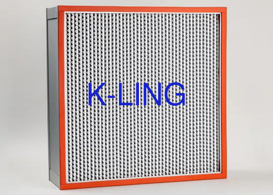 헤파 필터 99.995% 0.3um HEPA 공기 필터 AB 접착제 밀폐와 고온 저항