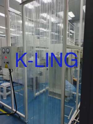 2P 5P 온도 습도 제어 및 H14 HEPA 필터 (99.99%@0.3um)를 갖춘 신속 조립 및 분해 모듈식 클린룸