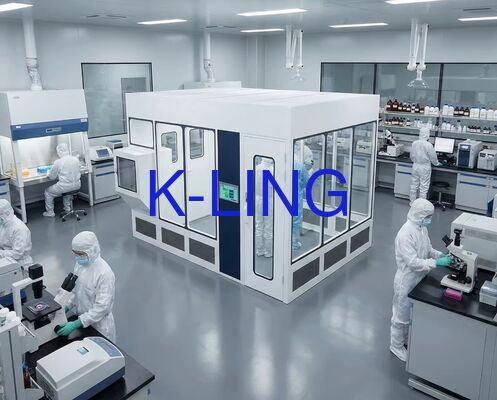 HVAC 시스템을 준수합니다. 세미컨덕터 및 바이오 기술 제조에 대한 먼지 없는 청정실 시설을 제공합니다.