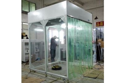 분말 입히는 모듈 구조를 가진 수직 기류 부스 강철 0.175 KW