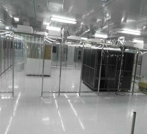 소형을 가진 ISO6 PVC 커튼 층류 Softwall 청결한 부스 - 주름 HEPA 여과기