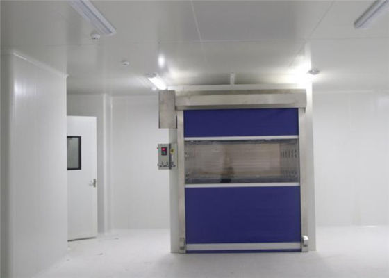 CE 인증과 PVC 빠른 발창문 27m/s 속도 화물 에어샤워 터널