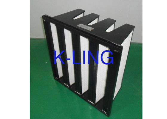 빅 에어 량과 ISO 필터 푸리피에 V 뱅크 필터 플라스틱 프레임