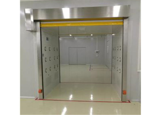 PVC 스크롤 문과 1.2 밀리미터 스테인레스 강 SUS304/ 201 에어샤워 터널