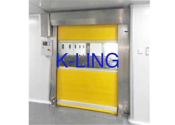 사람과 물자를 위한 빠른 속도 두루마리 문 공기 샤워 갱도