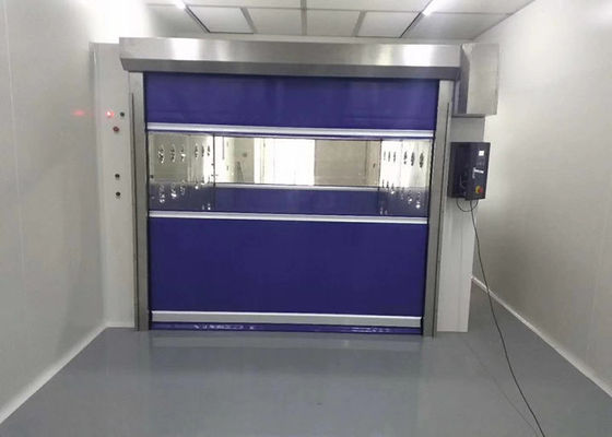 자동 제어 빠른 롤업 도어 에어 샤워 부스 연약한 커튼 게이트