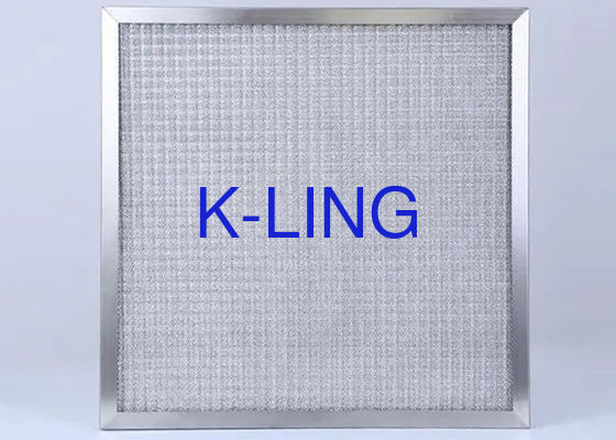 고온 레지스턴트는 300 도 섭씨의 패널 공기 정화 필터 방부제를 주름잡았습니다